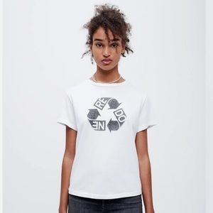 RE/DONE Classic "RE/DONE Recycle" Tee size small